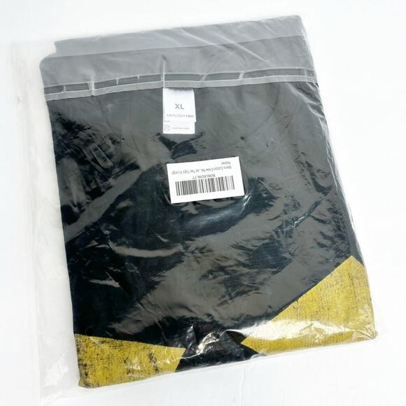 WU-TANG CLAN DISTRESSED MEN BLACK YELLOW T-SHIRT SIZE XL 100% COTTON BRAND NEW - Picture 2 of 5